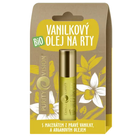 BIO Vanilkový olej na rty Purity Vision - 10 ml