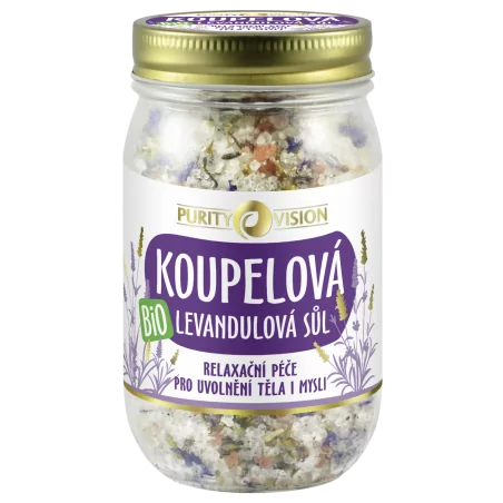 Levandulová koupelová sůl Purity Vision - 400 g