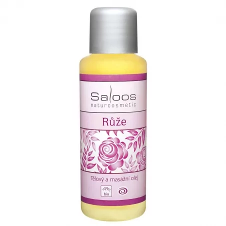 Masážní olej růže Saloos - 20 ml