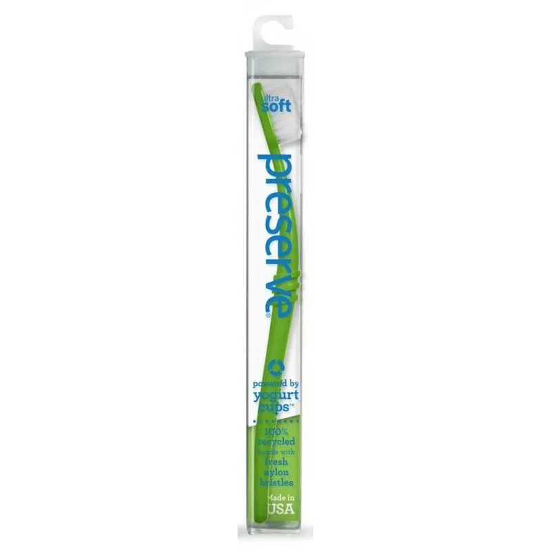 Zubní kartáček tvrdosti medium zelené barvy Preserve Zubní kartáček tvrdosti medium zelené barvy Preserve