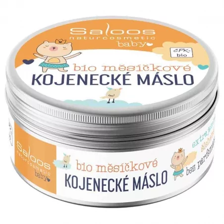 Šlehané měsíčkové kojenecké máslo BIO Saloos - 150 ml