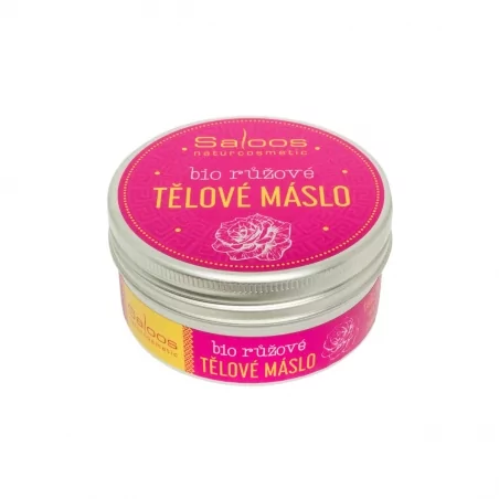 Šlehané růžové máslo BIO Saloos - 75 ml