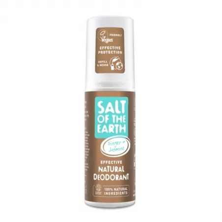 Přírodní deodorant sprej zázvor a jasmín Salt of the Earth - 100 ml