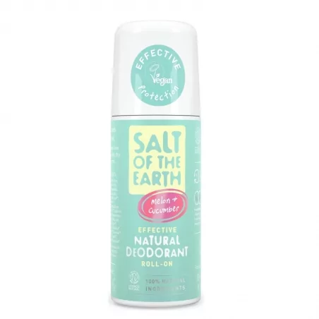 Pure Aura Přírodní deodorant roll - on meloun a okurka Salt of the Earth - 75 ml