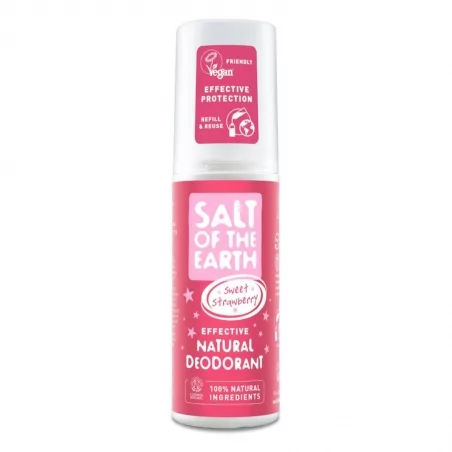 Pure Rock Chick Přírodní deodorant sprej jahoda Salt of the Earth - 100 ml