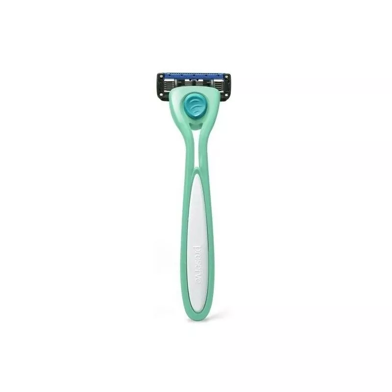 Holicí strojek mátově zelené barvy vč. 1 hlavice "Shave 5" Preserve Holicí strojek mátově zelené barvy vč. 1 hlavice "Shave 5" Preserve