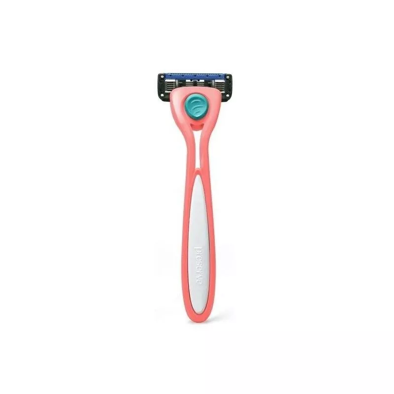 Holicí strojek korálově růžové barvy vč. 1 hlavice "Shave 5" Preserve Holicí strojek korálově růžové barvy vč. 1 hlavice "Shave 5" Preserve