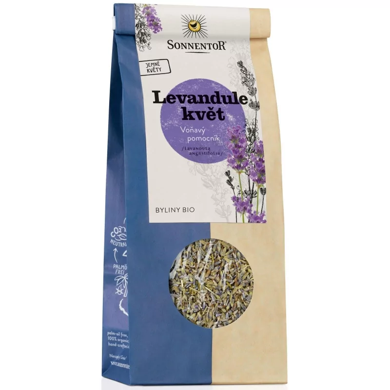 Levandulový čaj BIO (sypaný) Sonnentor - 70 g Levandulový čaj BIO (sypaný) Sonnentor - 70 g