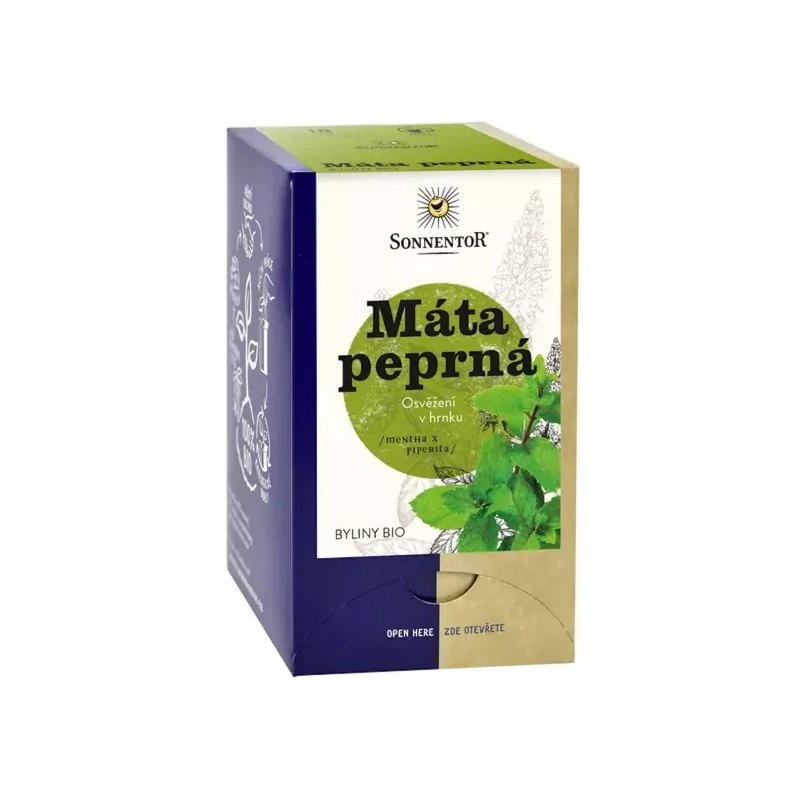 Mátový čaj BIO Sonnentor - 18 g, 18 sáčků