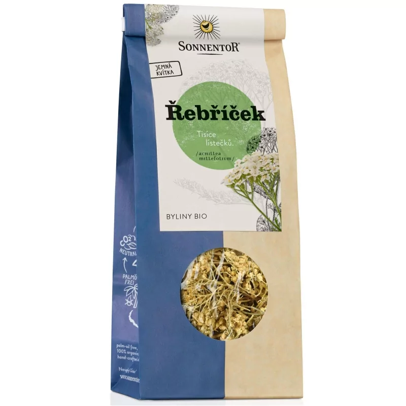 Řebříčkový čaj BIO (sypaný) Sonnentor - 50 g Řebříčkový čaj BIO (sypaný) Sonnentor - 50 g
