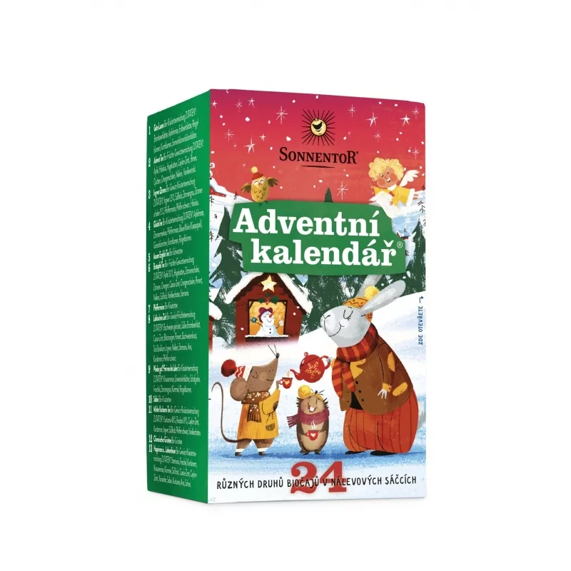 SONNENTOR Adventní kalendář BIO Sonnentor - 24 ks SONNENTOR Adventní kalendář BIO Sonnentor - 24 ks