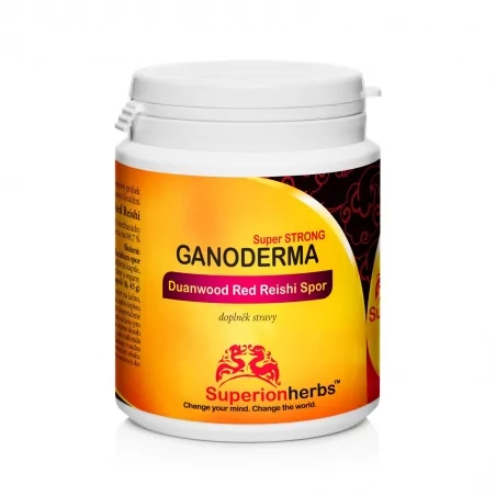 Ganoderma Reishi Spor (kapsle) Superionherbs - 90 ks, 27 g