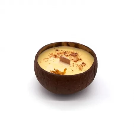 Veganská svíčka v kokosu vanilla caramel Tropikalia - 350 ml