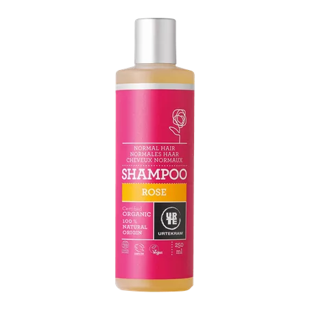 Šampon růžový na normální vlasy Urtekram - 250 ml