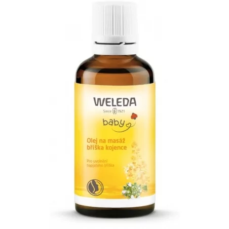 Olej na masáž bříška kojence Weleda - 50 ml