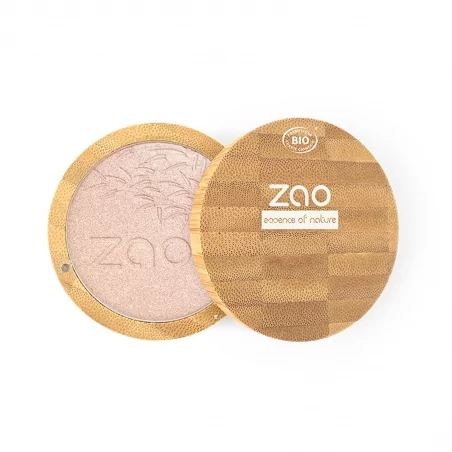 Kompaktní rozjasňovač 310 Pink Champagne Zao - 9 g bambusový obal