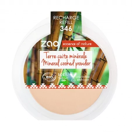 Minerální matující bronzer 346 Bright Complexion Zao - 15 g náplň