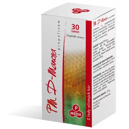 PM D-Manosa s propolisem Purus Meda - 30 tablet