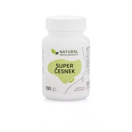 Super Česnek Natural Medicaments - 100 kapslí