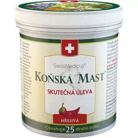 Koňská mast hřejivá Herbamedicus - 500 ml