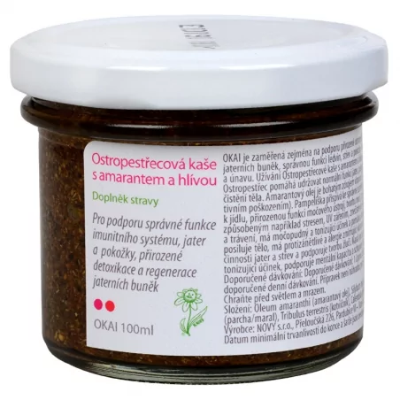 Ostropestřecová kaše s amarantem a hlívou OKAI Dědek Kořenář - 100 ml