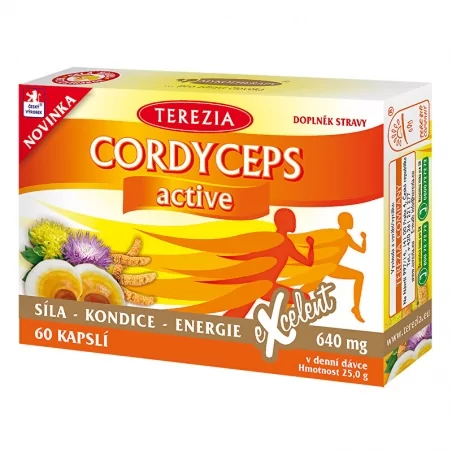 Cordyceps Active Terezia Company - 60 kapslí
