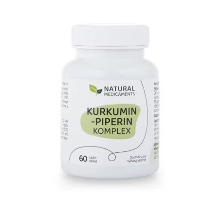 Kurkumin-piperin komplex Natural Medicaments - 60 tablet