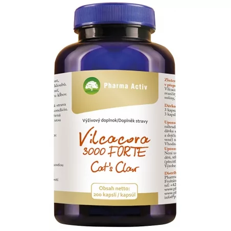 Vilcacora 3000 Forte Cat´s Claw Pharma Activ - 200 kapslí