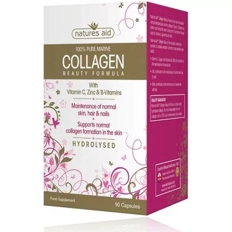 Kolagen 500 mg typ II (100% mořského původu) Natures Aid - 90 tobolek