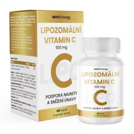 Lipozomální Vitamin C 500 mg MOVit Energy - 60 kapslí