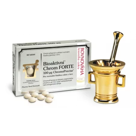 Bioaktivní Chrom FORTE 100 mcg Pharma Nord - 60 tablet