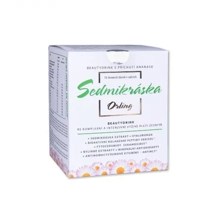 BeautyDrink Sedmikráska s příchutí ananas Orling - 15 sáčků