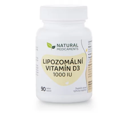 Lipozomální vitamín D3 1000 IU Natural Medicaments - 90 tablet