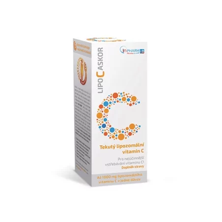 LIPO C ASKOR Tekutý lipozomální vitamin C InPHARM - 136 ml