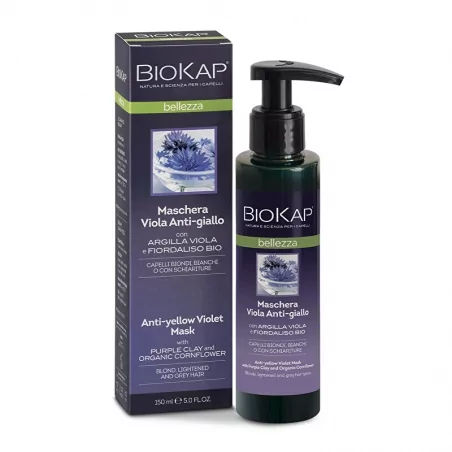 Maska na vlasy s neutralizací žlutých tónů Biokap - 150 ml