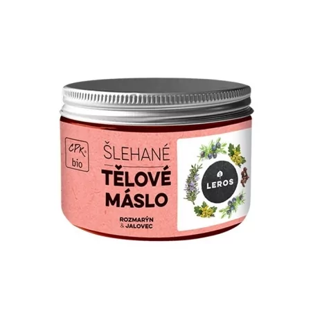 Šlehané tělové máslo Rozmarýn & jalovec LEROS - 140 ml