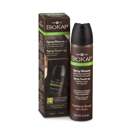 Nutricolor Delicato Spray Touch Up Hnědá tmavá Biokap - 75 ml