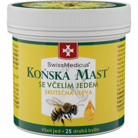 Koňská mast se včelím jedem Herbamedicus - 150 ml