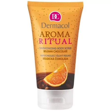 Harmonizující tělový peeling Belgická Čokoláda s Pomerančem Dermacol - 150 ml