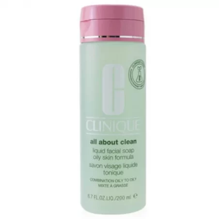 Tekuté čisticí mýdlo na obličej pro smíšenou až mastnou pleť (Liquid Facial Soap Oily Skin) Clinique - 200 ml