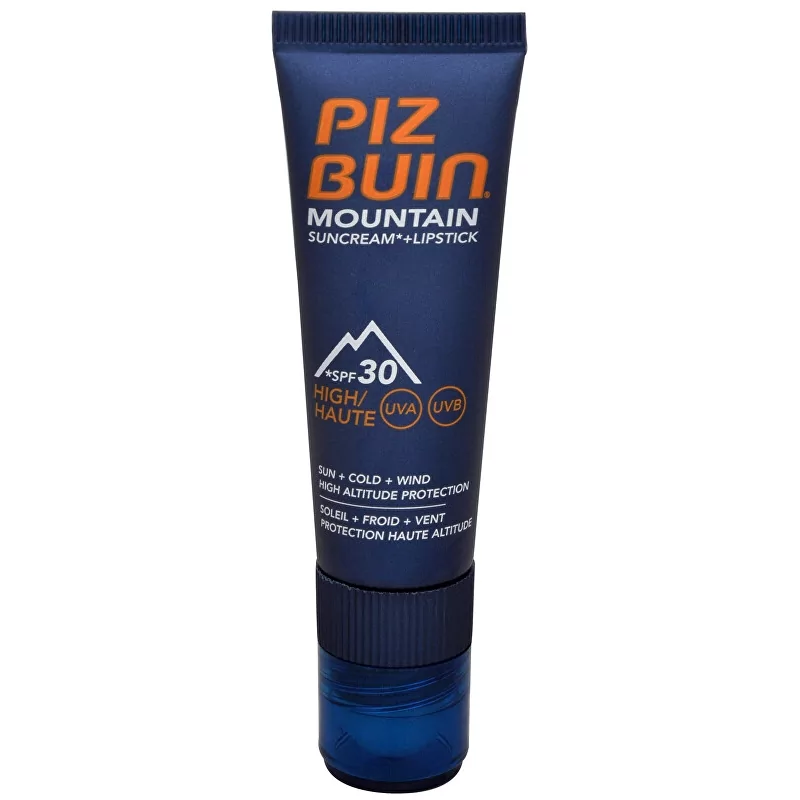Sluneční krém SPF 30 a ochranný balzám na rty SPF 30 2 v 1 (Mountain Combi "2 in 1" Sun Cream a Lipstick) 20 ml + Piz Buin - 2,3