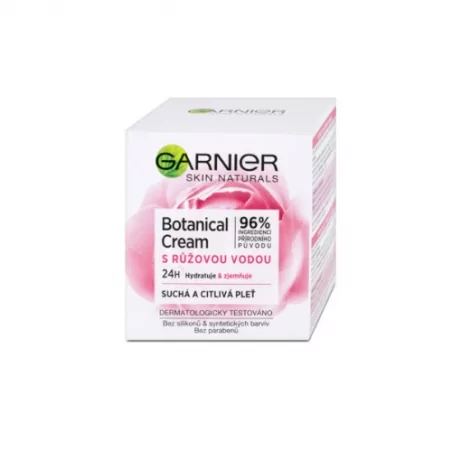 Hydratační krém s růžovou vodou pro suchou a citlivou pleť Botanical Cream Garnier - 50 ml