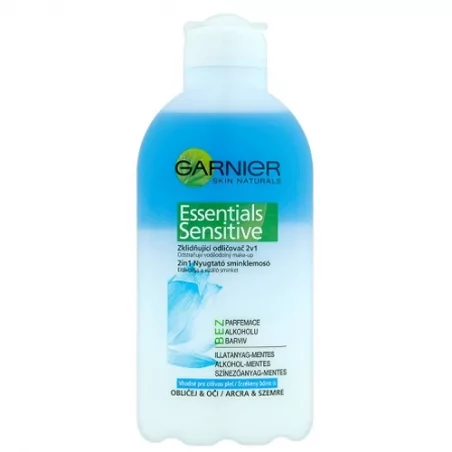 Zklidňující odličovač 2v1 Essentials Sensitive Garnier - 200 ml
