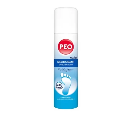 Deodorant na nohy ve spreji PEO Astrid - 150 ml