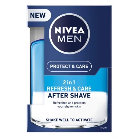 Pečující voda po holení 2v1 Men Refresh&Care Nivea - 100 ml