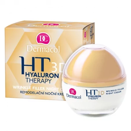 Remodelační noční krém (Hyaluron Therapy 3D Wrinkle Filler Night Cream) Dermacol - 50 ml