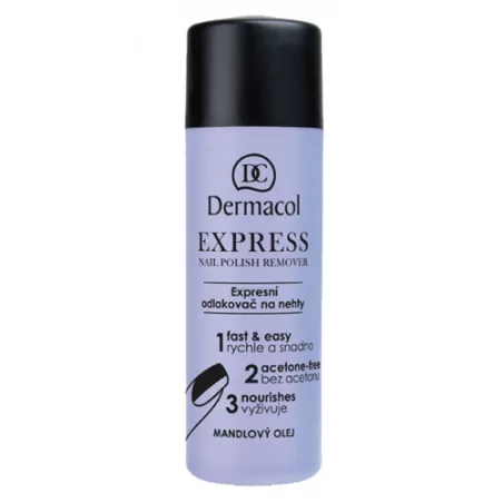 Expresní odlakovač na nehty (Express Nail Polish Remover) Dermacol - 120 ml