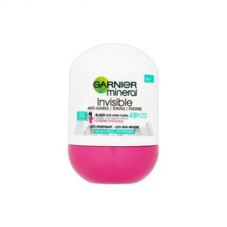 Minerální Antiperspirant Roll-on 48H Mineral Invisible Garnier - 50 ml