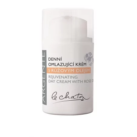 Denní omlazující krém s růžovým olejem Argenté Le Chaton - 50 ml