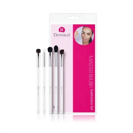 Sada kosmetických štětců s pouzdrem a kartičkou Master Brush (Eyeshadow Set) Dermacol